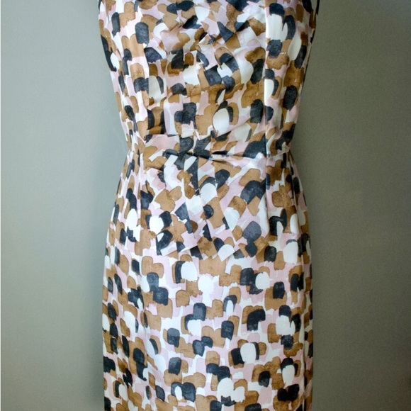 Silk J. Crew Neapolitan Watercolor Dress - Picture 5 of 8
